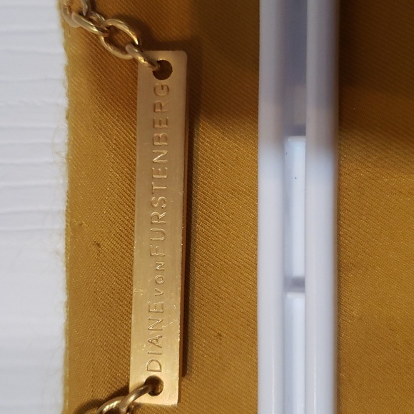 Diane Von Furstenberg Mustard yellow "yamka" mohair blend jacket - Picture 3 of 7